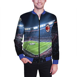 Бомбер мужской FC MILAN, цвет: 3D-синий — фото 2
