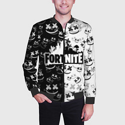 Бомбер мужской FORTNITE MARSHMELLO, цвет: 3D-черный — фото 2