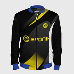 Бомбер мужской BORUSSIA DORTMUND, цвет: 3D-синий