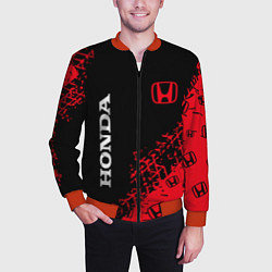 Бомбер мужской HONDA ХОНДА, цвет: 3D-красный — фото 2