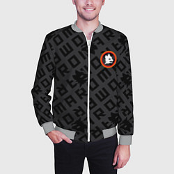 Бомбер мужской AS Roma Top 202122, цвет: 3D-меланж — фото 2