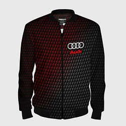 Бомбер мужской AUDI АУДИ, цвет: 3D-черный