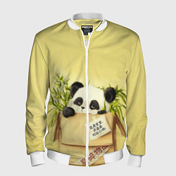 Бомбер мужской Заказывали Панду? ?, цвет: 3D-белый