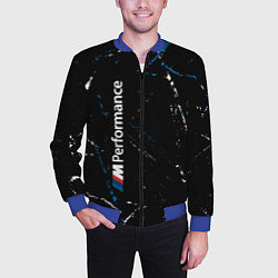Бомбер мужской BMW БМВ, цвет: 3D-синий — фото 2