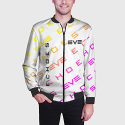 Бомбер мужской EVE ECHOES ИВ ЭХО, цвет: 3D-черный — фото 2