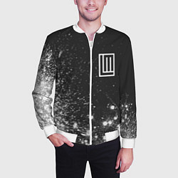 Бомбер мужской LINDEMANN ЛИНДЕМАНН, цвет: 3D-белый — фото 2