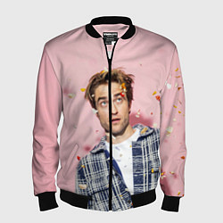 Бомбер мужской ROBERT PATTINSON, цвет: 3D-черный