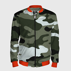 Бомбер мужской Camouflage 2, цвет: 3D-красный