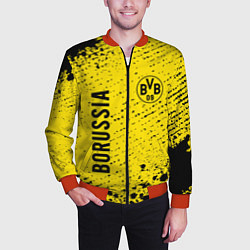 Бомбер мужской BORUSSIA Боруссия, цвет: 3D-красный — фото 2