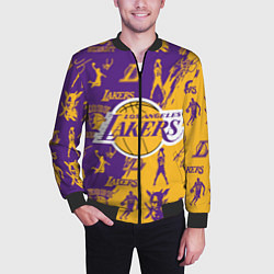 Бомбер мужской КОБИ БРАЙАНТ, цвет: 3D-черный — фото 2