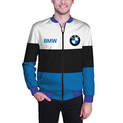 Бомбер мужской BMW SPORT, цвет: 3D-синий — фото 2