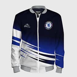 Бомбер мужской CHELSEA разминочная 1920, цвет: 3D-меланж