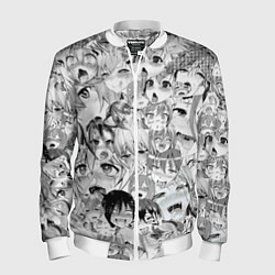 Мужской бомбер Ahegao monochrome