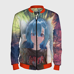 Бомбер мужской Rem Slayer, цвет: 3D-красный