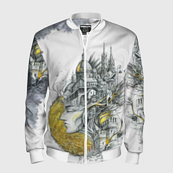 Мужской бомбер Город в голове