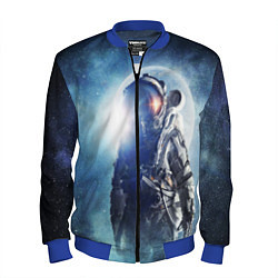 Бомбер мужской Космонавт, цвет: 3D-синий
