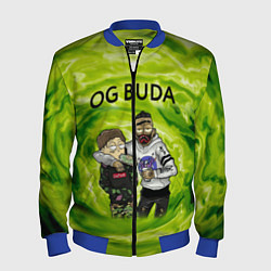 Бомбер мужской Репер - OG Buda, цвет: 3D-синий