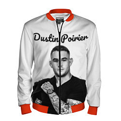 Бомбер мужской Dustin Poirier, цвет: 3D-красный