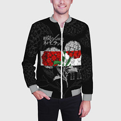 Бомбер мужской Обещанный Неверленд Цветы Вида, цвет: 3D-меланж — фото 2