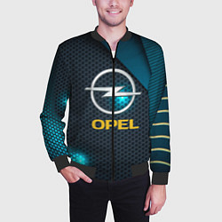 Бомбер мужской OPEL ОПЕЛЬ, цвет: 3D-черный — фото 2