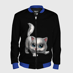 Бомбер мужской КОТЕЙКА, цвет: 3D-синий