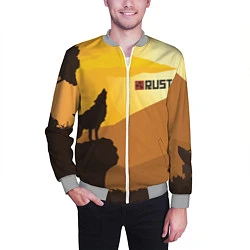 Бомбер мужской Rust, цвет: 3D-меланж — фото 2