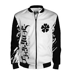 Бомбер мужской Черный клеывер аниме, цвет: 3D-черный