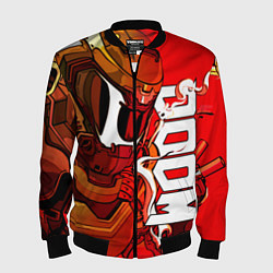 Бомбер мужской DOOM Eternal, цвет: 3D-черный