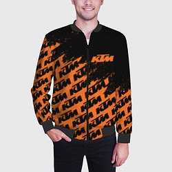 Бомбер мужской KTM КТМ, цвет: 3D-черный — фото 2