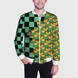 Бомбер мужской ТАНДЖИРО И ТОМИОКА, цвет: 3D-белый — фото 2