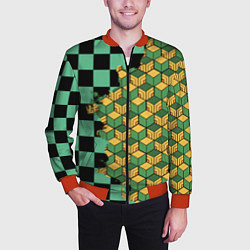 Бомбер мужской ТАНДЖИРО И ТОМИОКА, цвет: 3D-красный — фото 2