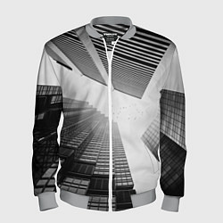 Бомбер мужской Минимализм, цвет: 3D-меланж