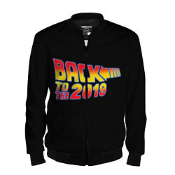 Бомбер мужской BACK TO THE 2019, цвет: 3D-черный
