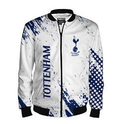 Бомбер мужской TOTTENHAM HOTSPUR, цвет: 3D-черный