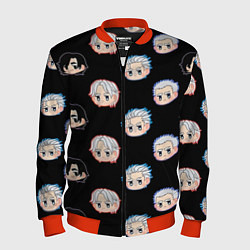 Бомбер мужской DMC Pattern, цвет: 3D-красный