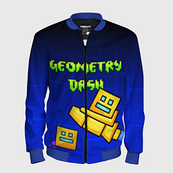 Бомбер мужской Geometry Dash, цвет: 3D-синий