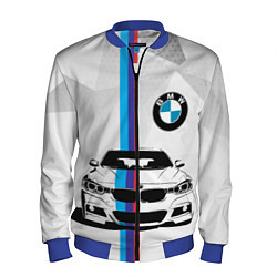 Бомбер мужской BMW БМВ M PERFORMANCE, цвет: 3D-синий