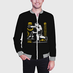 Бомбер мужской BOXING, цвет: 3D-меланж — фото 2