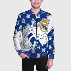 Бомбер мужской REAL MADRID РЕАЛ МАДРИД, цвет: 3D-синий — фото 2