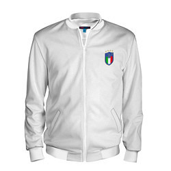 Бомбер мужской Сборная Италии, цвет: 3D-белый