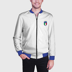 Бомбер мужской Сборная Италии, цвет: 3D-синий — фото 2