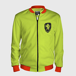 Бомбер мужской Форма Чехия гостевая, цвет: 3D-красный