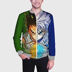 Бомбер мужской Киллуа золдик и Гон хантер, цвет: 3D-меланж — фото 2