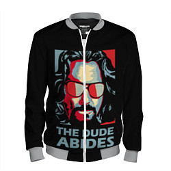 Бомбер мужской The Dude Abides Лебовски, цвет: 3D-меланж