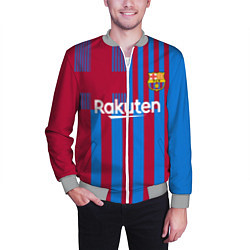 Бомбер мужской Месси Барселона 20212022, цвет: 3D-меланж — фото 2