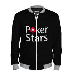 Бомбер мужской Poker Stars, цвет: 3D-меланж