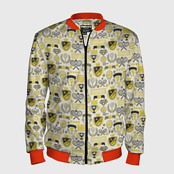 Бомбер мужской Кубок Дэвиса, цвет: 3D-красный