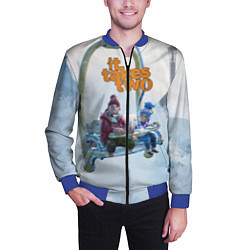 Бомбер мужской It Takes Two Коди и Мэй, цвет: 3D-синий — фото 2