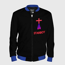 Бомбер мужской STARBOY - The Weeknd, цвет: 3D-синий