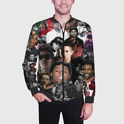 Бомбер мужской Короли Рэпа KING RAP, цвет: 3D-черный — фото 2